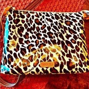 Consuela Leopard Crossbody